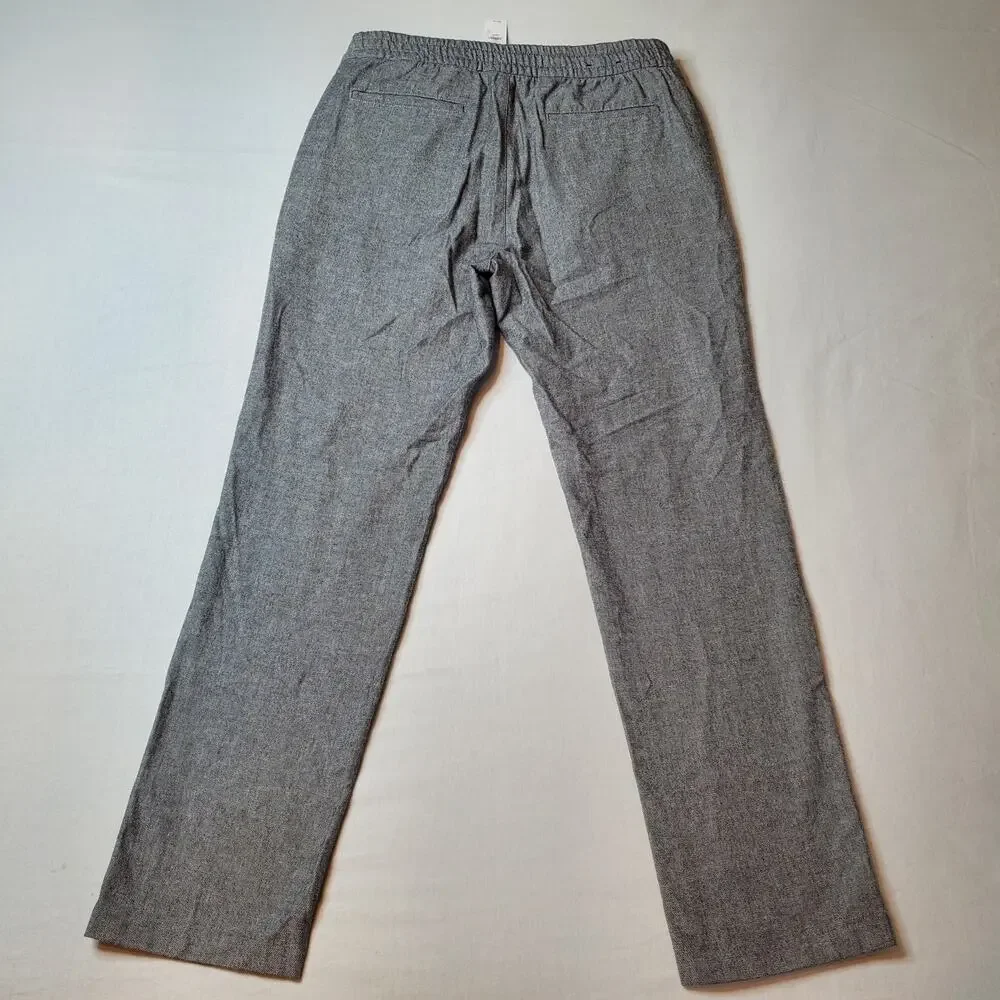 Banana Republic Men's Size 33X30 NWT Mason Athletic-Fit E-Waist Pant Gray 603187